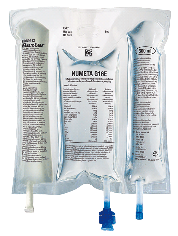 NUMETA G16E Numeta 500 ml påse